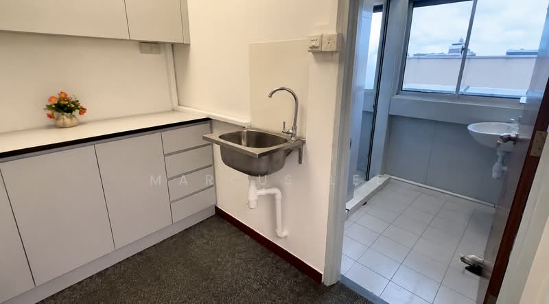 Crystal Time Building, 16 Tannery Lane, 2,137 sqft, Light Industrial (B1) For Rent, by Marcus Lee, 500204434 - Pantry and toilet - CommercialGuru.com.sg
