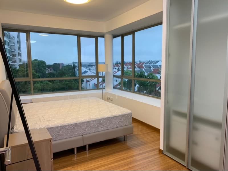 Casa Merah, 66 Tanah Merah Kechil Avenue, 3 Bedrooms, 1,302 sqft, Condominium For Rent, by Ivy Leong, 500204445 - L-shaped glass windows - PropertyGuru.com.sg