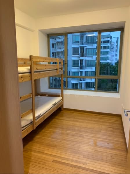 Casa Merah, 66 Tanah Merah Kechil Avenue, 3 Bedrooms, 1,302 sqft, Condominium For Rent, by Ivy Leong, 500204445 - 3rd bedroom with double-deck bed - PropertyGuru.com.sg
