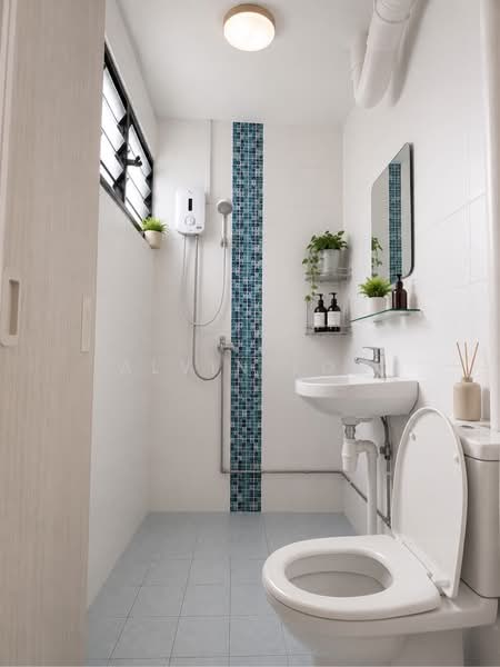 269 Yishun Street 22, 269 Yishun Street 22, 3 Bedrooms, 1,108 sqft, HDB Flat For Sale, by Alvin Loh, 500204485 - Master Room Toilet - PropertyGuru.com.sg