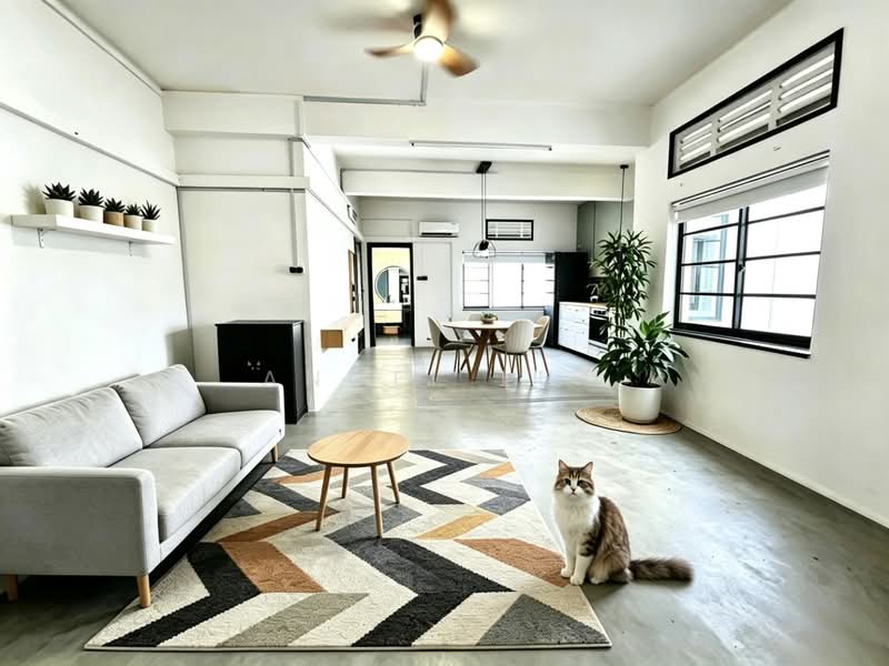 57 Eng Hoon Street, 57 Eng Hoon Street, 2 Bedrooms, 958 sqft, HDB Flat For Rent, by Angel Luo, 500204489 - Living Room - PropertyGuru.com.sg