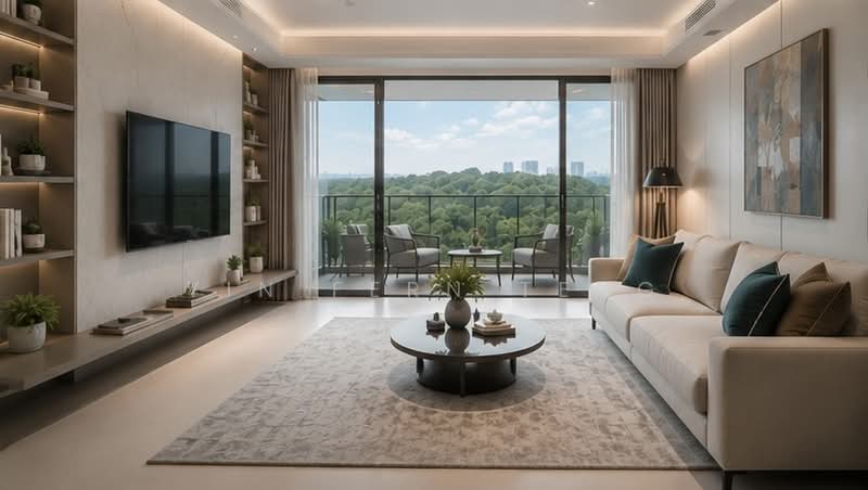 Thomson Reserve, Bright Hill Drive, Ang Mo Kio / Bishan / Thomson, 4 Bedrooms, 1,300 sqft, Condominium For Sale, by Yin Fern Teng, 500204495 - Living Room - PropertyGuru.com.sg