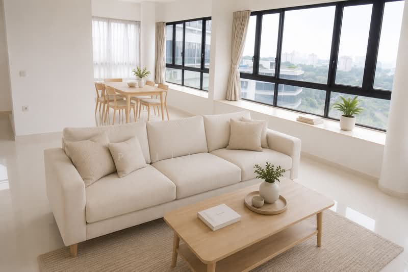 The Interlace, 200 Depot Road, 3 Bedrooms, 2,056 sqft, Condominium For Rent, by Philip Lim, 500204501 - Living Room - PropertyGuru.com.sg