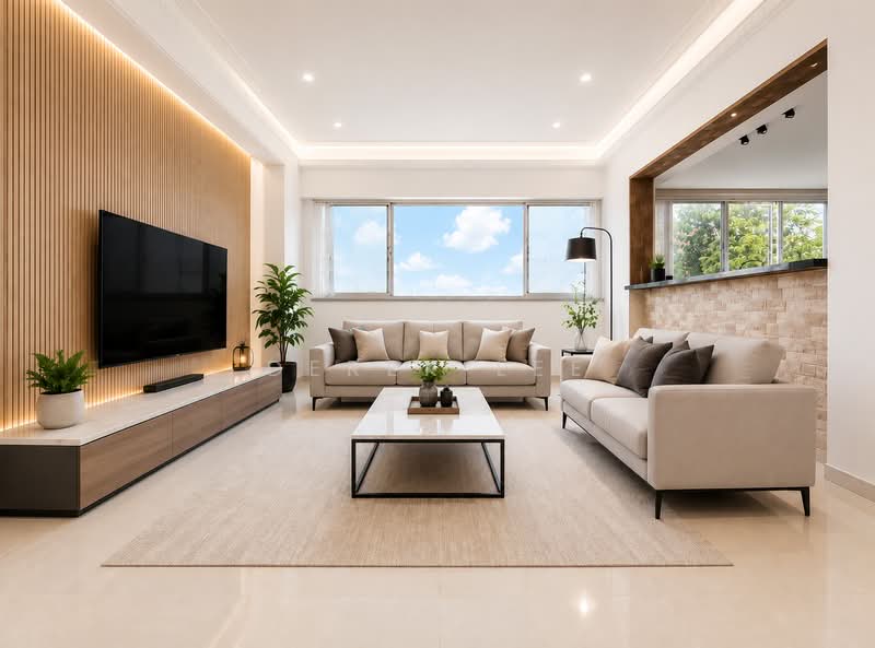 351 Yishun Avenue 11, 351 Yishun Avenue 11, 4 Bedrooms, 1,571 sqft, HDB Flat For Sale, by Derek Lee, 500204520 - Living Room - AI illustration - PropertyGuru.com.sg