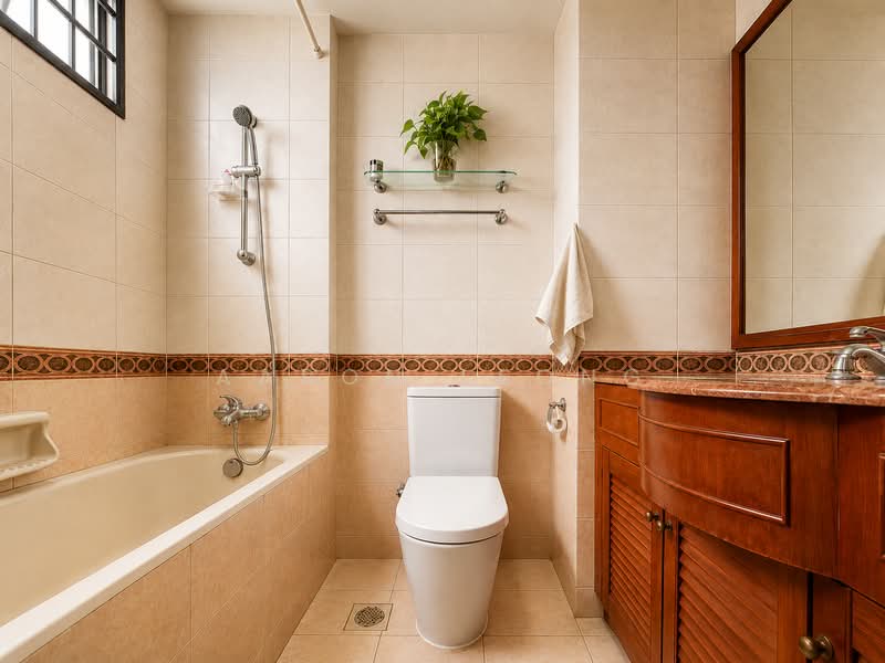 Aston Mansions, 3 Lorong 42 Geylang, 3 Bedrooms, 1,216 sqft, Apartment For Sale, by Aaron Leong, 500204593 - Bathroom - PropertyGuru.com.sg