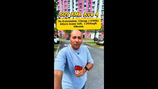609 Ang Mo Kio Avenue 4, 609 Ang Mo Kio Avenue 4, 3 Bedrooms, 1,205 sqft, HDB Flat For Sale, by GANESHKUMAR K, 500204615 - PropertyGuru.com.sg