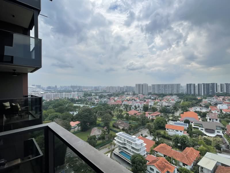 LIV @ MB, 114B Arthur Road, 2 Bedrooms, 710 sqft, Condominium For Sale, by Javier Tay, 500204616 - Balcony View - Singapore Sports Hub - PropertyGuru.com.sg