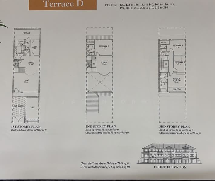 The Riverina, Riverina View, 5 Bedrooms, 3,000 sqft, Terraced House For Sale, by Jason Ong, 500204628 - PropertyGuru.com.sg