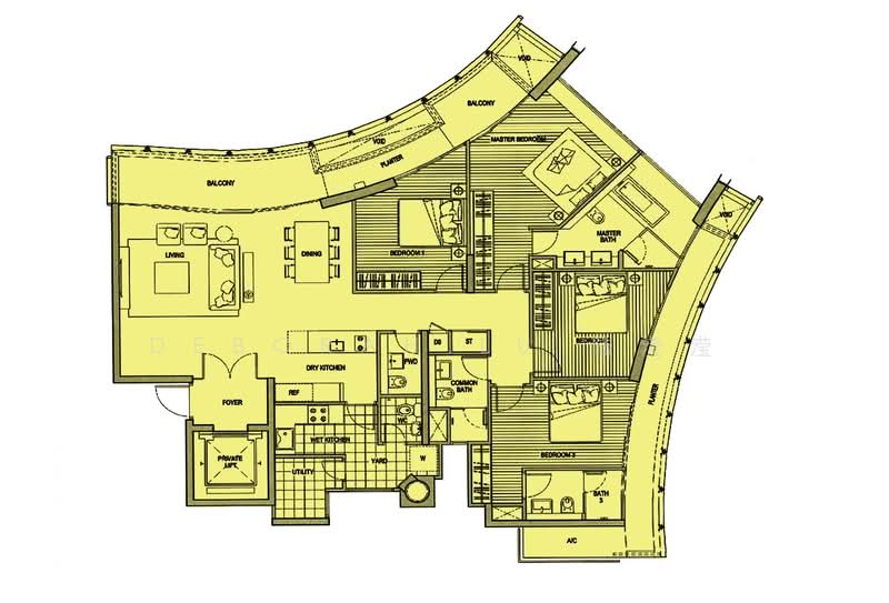 Saint Thomas Suites, 33 St Thomas Walk, 4 Bedrooms, 2,013 sqft, Condominium For Rent, by Deborah Lu 陆滢滢, 500204681 - PropertyGuru.com.sg