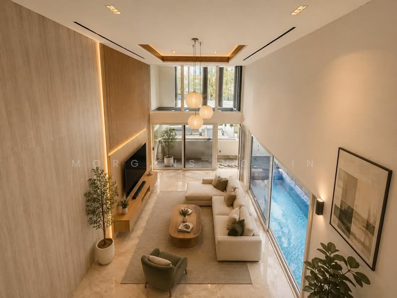 Chuan Garden, Chuan Garden, 5 Bedrooms, 6,500 sqft, Corner Terrace For Sale, by Morgans Ng Lin Ting, 500204700 - Living Room - PropertyGuru.com.sg