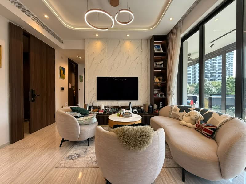Leedon Green, 32 Leedon Heights, 4 Bedrooms, 1,496 sqft, Condominium For Sale, by Shirley Lee, 500204717 - Living Room - PropertyGuru.com.sg