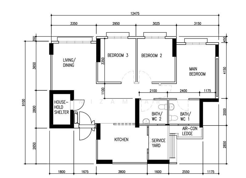 115B Canberra Walk, 115B Canberra Walk, 3 Bedrooms, 1,001 sqft, HDB Flat For Sale, by Nizam AR, 500204722 - PropertyGuru.com.sg
