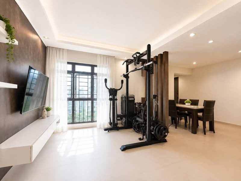 156 Rivervale Crescent, 156 Rivervale Crescent, 3 Bedrooms, 979 sqft, HDB Flat For Sale, by Kelly Lin, 500204726 - Living Room - PropertyGuru.com.sg
