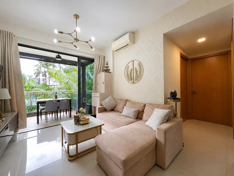 Parc Olympia, 52 Flora Drive, 2 Bedrooms, 646 sqft, Condominium For Sale, by Er Chen Kang, 500204741 - Living Room - PropertyGuru.com.sg