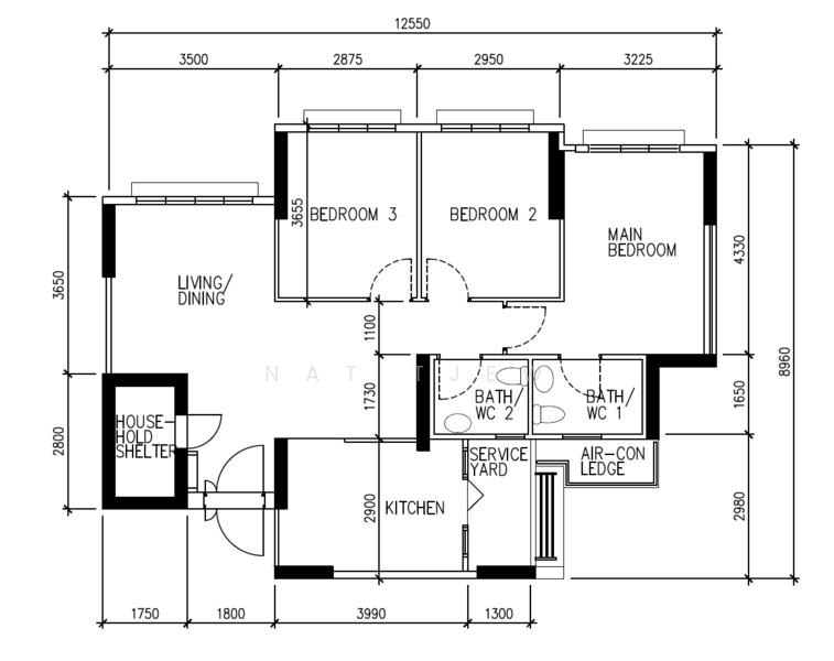 366A Sembawang Crescent, 366A Sembawang Crescent, 3 Bedrooms, 1,001 sqft, HDB Flat For Sale, by Nat Tjew, 500204753 - PropertyGuru.com.sg
