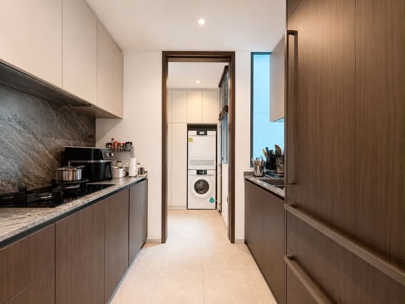 Leedon Green, 32 Leedon Heights, 4 Bedrooms, 1,496 sqft, Condominium For Sale, by Nat Tjew, 500204807 - Kitchen - PropertyGuru.com.sg