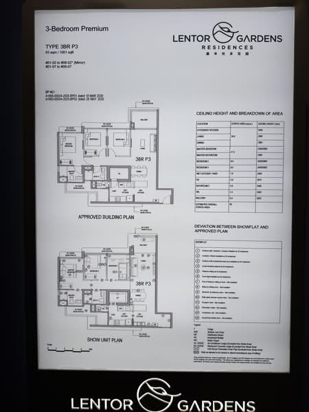 Lentor Gardens Residences, 68 Lentor Gardens, 3 Bedrooms, 1,001 sqft, Apartment For Sale, by Brad Poh 傅杨评, 500204848 - PropertyGuru.com.sg