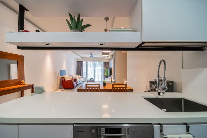 Casa Merah, 50 Tanah Merah Kechil Avenue, 3 Bedrooms, 1,259 sqft, Condominium For Rent, by Kerdelle Khaw, 500204849 - Living Room - PropertyGuru.com.sg