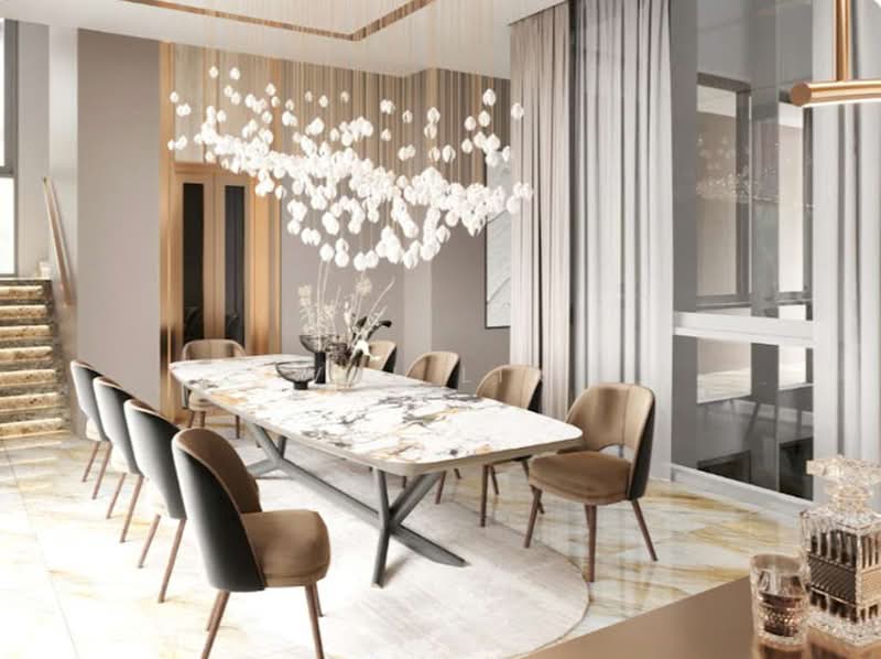 Brand New Bunaglow, Near Lorong Chuan MRT Serangoon MRT & Pei Chun, 5 Bedrooms, 8,208 sqft, Detached House For Sale, by Val Lin, 500204887 - Dining Room - PropertyGuru.com.sg