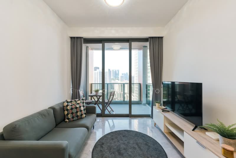 Riviere, 1 Jiak Kim Street, 1 Bedroom, 560 sqft, Condominium For Rent, by Aaron Yeo, 500204898 - Living Room - PropertyGuru.com.sg