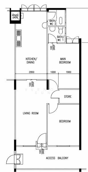 575 Ang Mo Kio Avenue 10, 575 Ang Mo Kio Avenue 10, 2 Bedrooms, 721 sqft, HDB Flat For Sale, by Vernon Sun, 500204946 - PropertyGuru.com.sg