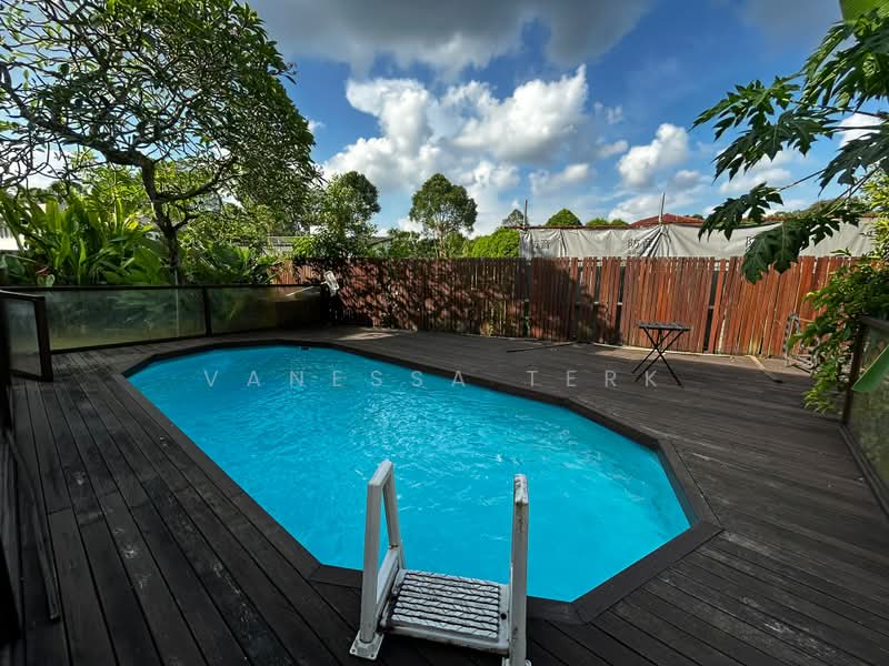 2-Storey Detached with Semi-Sunken Deck Pool and Garden, Jalan Jambu Ayer, Clementi Park / Upper Bukit Timah, 5 Bedrooms, 5,000 sqft, Detached House For Rent, by Vanessa Terk, 500204948 - Pool - PropertyGuru.com.sg