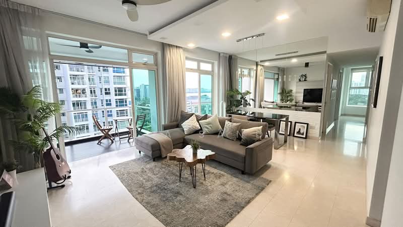 Monterey Park Condominium, 29 West Coast Rise, 3 Bedrooms, 1,421 sqft, Condominium For Sale, by Chia Sandy, 500204970 - Living Room - PropertyGuru.com.sg