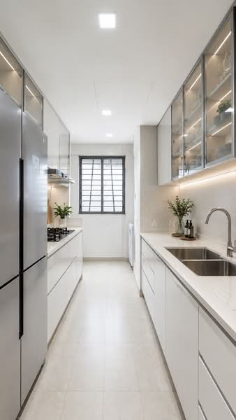 The Quintet, 38 Choa Chu Kang Street, 3 Bedrooms, 1,270 sqft, Condominium For Sale, by Jenn Tan, 500205000 - ID-inspired Kitchen - PropertyGuru.com.sg