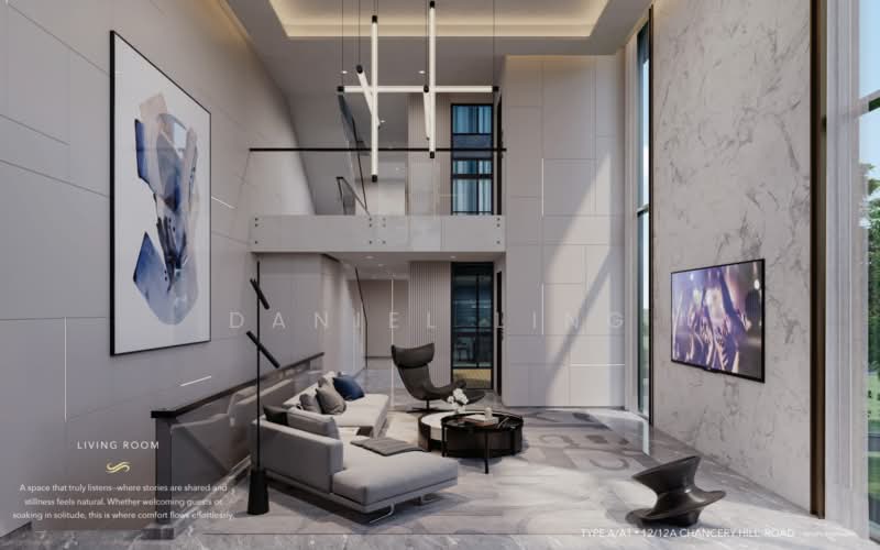 Chancery Hill Luxurious Brand NEW Semi-D, Chancery Hill Road/Chancery Lane/Dyson/Buckley/Gilstead/, 5 Bedrooms, 7,493 sqft, Semi-Detached House For Sale, by Daniel Ling, 500205041 - Living Room - PropertyGuru.com.sg