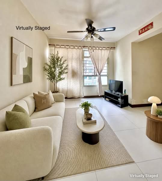 527C Costa Ris, 527C Pasir Ris Street 51, 2 Bedrooms, 732 sqft, HDB Flat For Sale, by Daphne Tay 谢合宝, 500205057 - Living Room (staged) - PropertyGuru.com.sg