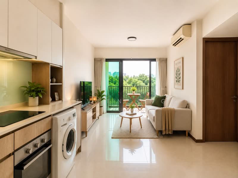 Kingsford Waterbay, 80 Upper Serangoon View, 2 Bedrooms, 689 sqft, Condominium For Sale, by Vevien Ong, 500205100 - Living Room - PropertyGuru.com.sg