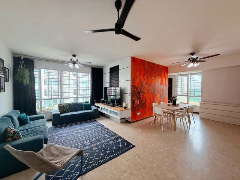 The Floravale, 218 Westwood Avenue, 3 Bedrooms, 1,335 sqft, Executive Condominium For Sale, by Sebastian Koh, 500205105 - Living Room - PropertyGuru.com.sg