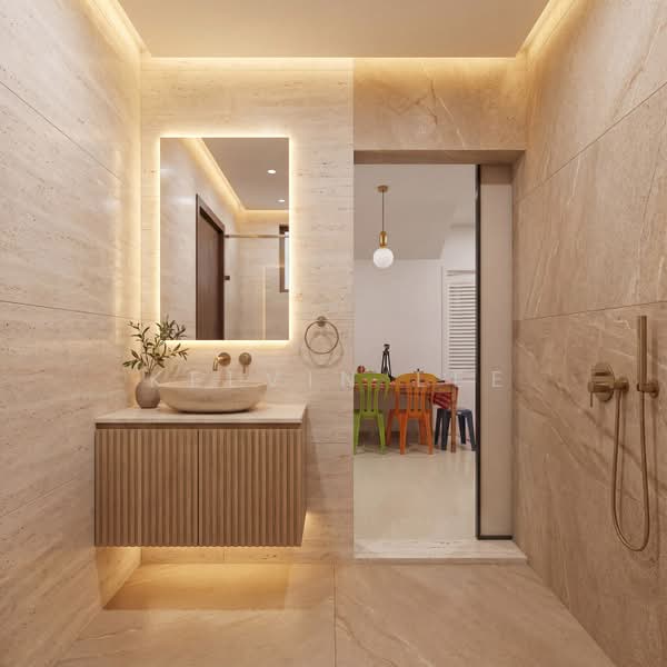 Spazio @ Kovan, 767 Upper Serangoon Road, 3 Bedrooms, 1,442 sqft, Condominium For Sale, by Kelvin Lee, 500205137 - Bathroom - PropertyGuru.com.sg