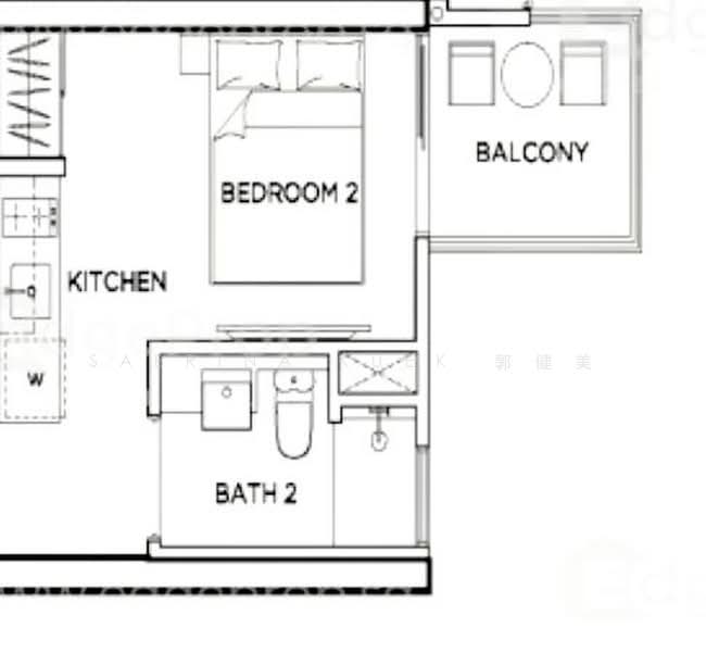 Gem Residences, , Studio, 320 sqft, Condominium For Rent, by Sabrina Kuek 郭健美, 500205305 - PropertyGuru.com.sg