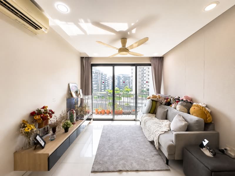 Esparina Residences, 113 Compassvale Bow, 2 Bedrooms, 829 sqft, Executive Condominium For Sale, by Samuel Zhang, 500205327 - Living Room - PropertyGuru.com.sg