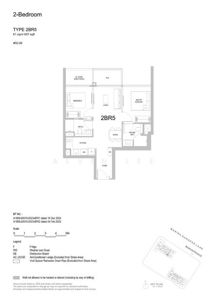 One Marina Gardens, 3 Marina Gardens Lane, 2 Bedrooms, 657 sqft, Apartment For Sale, by Alvin Lee, 500205342 - PropertyGuru.com.sg