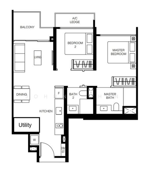 Le Quest, 6 Bukit Batok Street 41, 2 Bedrooms, 710 sqft, Condominium For Rent, by Johnny Chin, 500205352 - PropertyGuru.com.sg