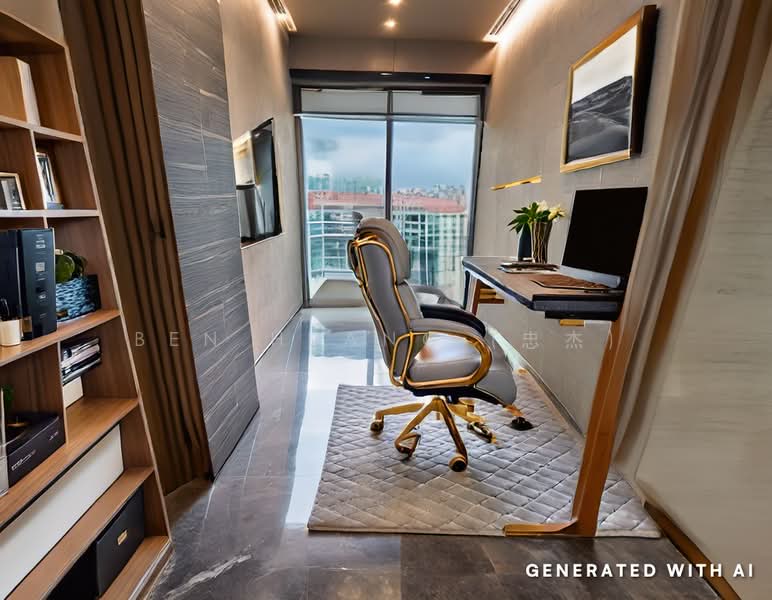 The Azure, 201 Ocean Drive, 4 Bedrooms, 2,121 sqft, Condominium For Sale, by Ben Huang (忠杰), 500205354 - Study - PropertyGuru.com.sg