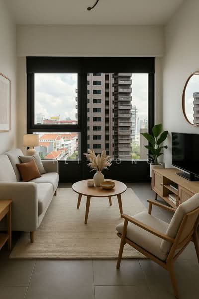 Midtown Modern, 18 Tan Quee Lan Street, 1 Bedroom, 474 sqft, Condominium For Rent, by Lilin Ong, 500205395 - Living Room - PropertyGuru.com.sg