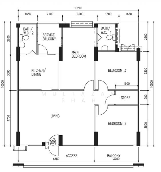 745 Woodlands Circle, 745 Woodlands Circle, 3 Bedrooms, 1,108 sqft, HDB Flat For Sale, by Multazam Shah, 500205427 - PropertyGuru.com.sg
