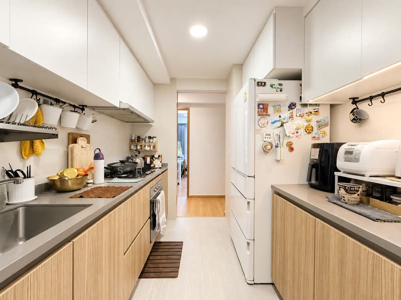 Rivercove Residences EC, 34 Anchorvale Ln, 3 Bedrooms, 958 sqft, Executive Condominium For Sale, by Shawa G B, 500205432 - Kitchen - PropertyGuru.com.sg