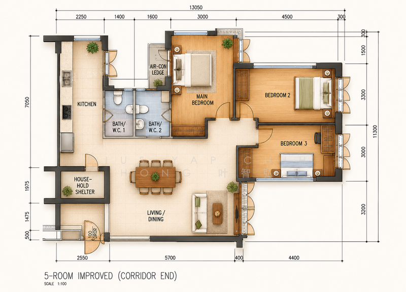 685A Choa Chu Kang Crescent, 685A Choa Chu Kang Crescent, 3 Bedrooms, 1,184 sqft, HDB Flat For Sale, by Pius Yap Chih Hong 叶智弘, 500205458 - PropertyGuru.com.sg