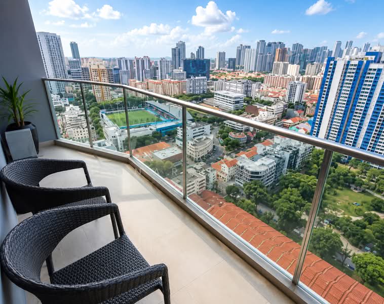 Sturdee Residences, Sturdee Road, 3 Bedrooms, 948 sqft, Condominium For Rent, by Leonard Wong, 500205459 - Balcony - PropertyGuru.com.sg