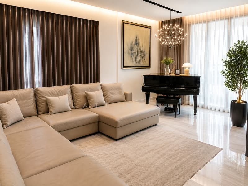 Renovated FH with Lift & Pool | Move-in Condition | Basement, Within 1km to Raffles Girl Primary School | Near Amenities, Newton / Novena, 5 Bedrooms, 5,200 sqft, Semi-Detached House For Sale, by Kate 周笕簢., 500205501 - Living Room - PropertyGuru.com.sg
