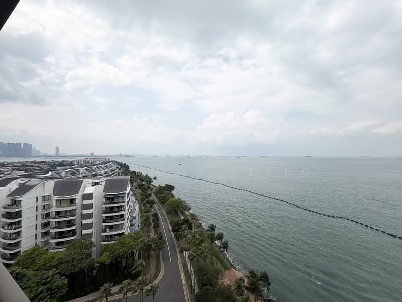 The Oceanfront @ Sentosa Cove, 283 Ocean Drive, 4 Bedrooms, 6,050 sqft, Condominium For Rent, by Raymond Szeto, 500205558 - View from Master Bedroom - PropertyGuru.com.sg