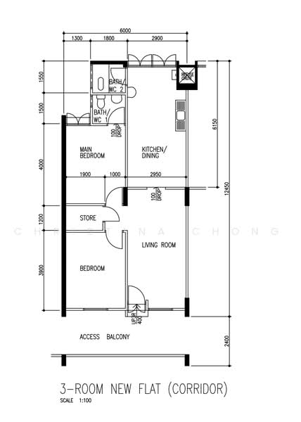 522 Bedok North Avenue 1, 522 Bedok North Avenue 1, 2 Bedrooms, 721 sqft, HDB Flat For Sale, by Christina Chong, 500205570 - PropertyGuru.com.sg