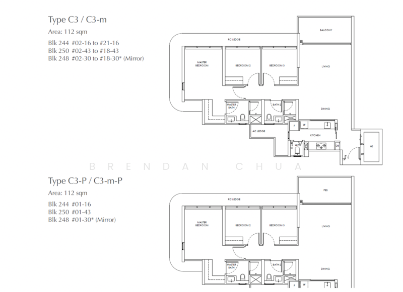 Chuan Park, 240 Lorong Chuan, 3 Bedrooms, 1,206 sqft, Condominium For Sale, by Brendan Chua, 500205589 - PropertyGuru.com.sg