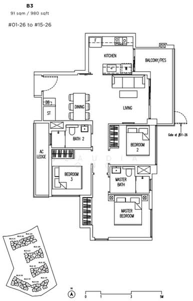 Parc Life, 25 Sembawang Crescent, 3 Bedrooms, 980 sqft, Executive Condominium For Rent, by Claudia Ong, 500205600 - PropertyGuru.com.sg