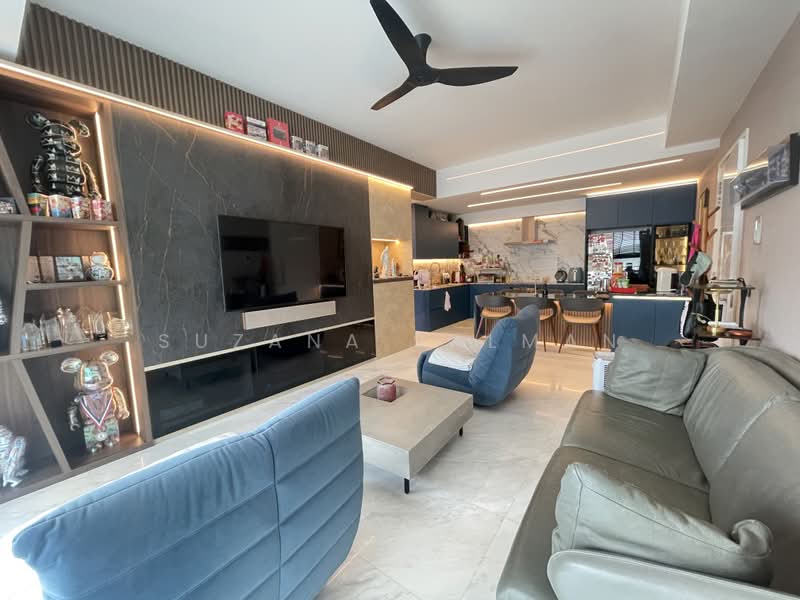 Reflections at Keppel Bay, 25 Keppel Bay View, 3 Bedrooms, 1,152 sqft, Condominium For Sale, by Suzana Salman, 500205636 - Living Room - PropertyGuru.com.sg