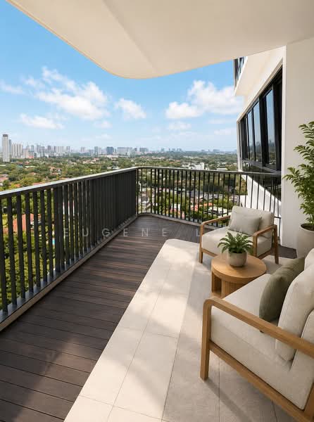 d'Leedon (Former Farrer Court), 13 Leedon Heights, 4 Bedrooms, 2,099 sqft, Condominium For Sale, by Eugene Lum, 500205716 - Balcony - PropertyGuru.com.sg